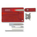 Ruby Red Victorinox  Swiss Army  Swisscard  Quattro